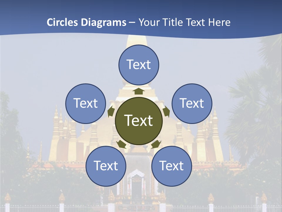 Card Flower Party PowerPoint Template