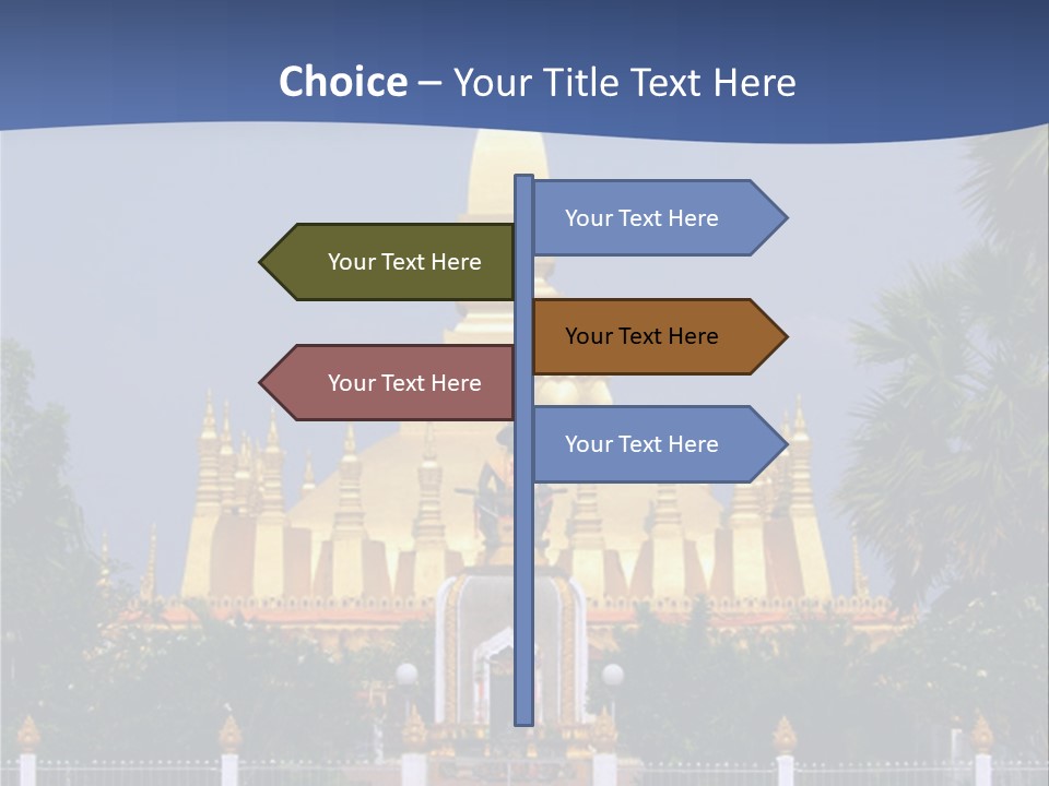 Card Flower Party PowerPoint Template