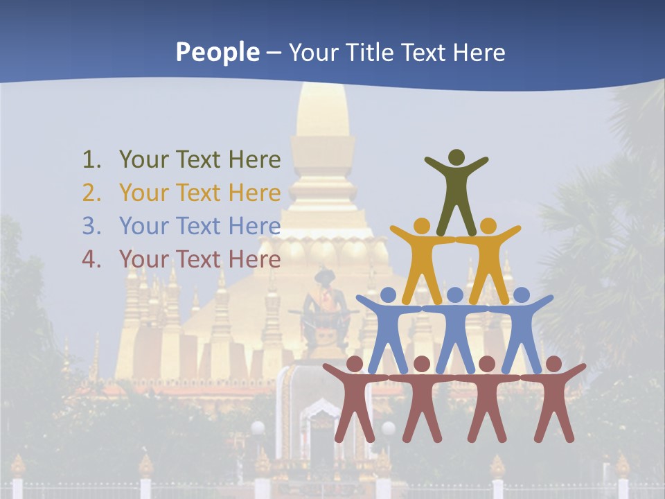 Card Flower Party PowerPoint Template