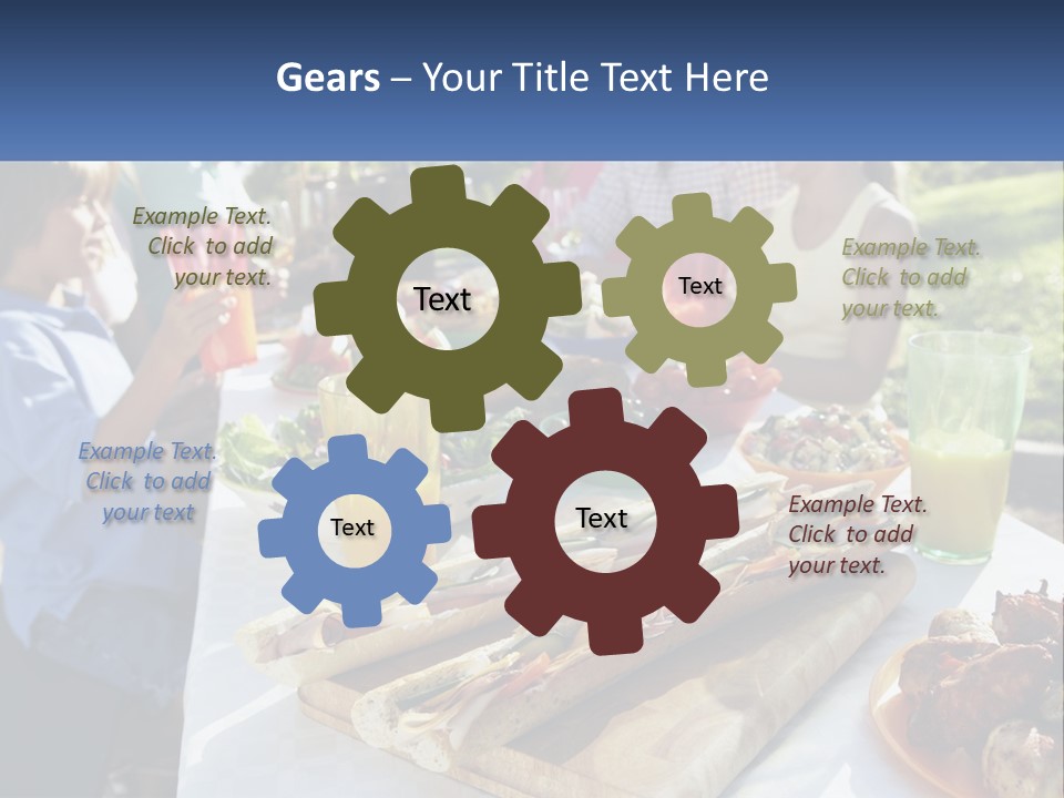 Element Gift Children PowerPoint Template