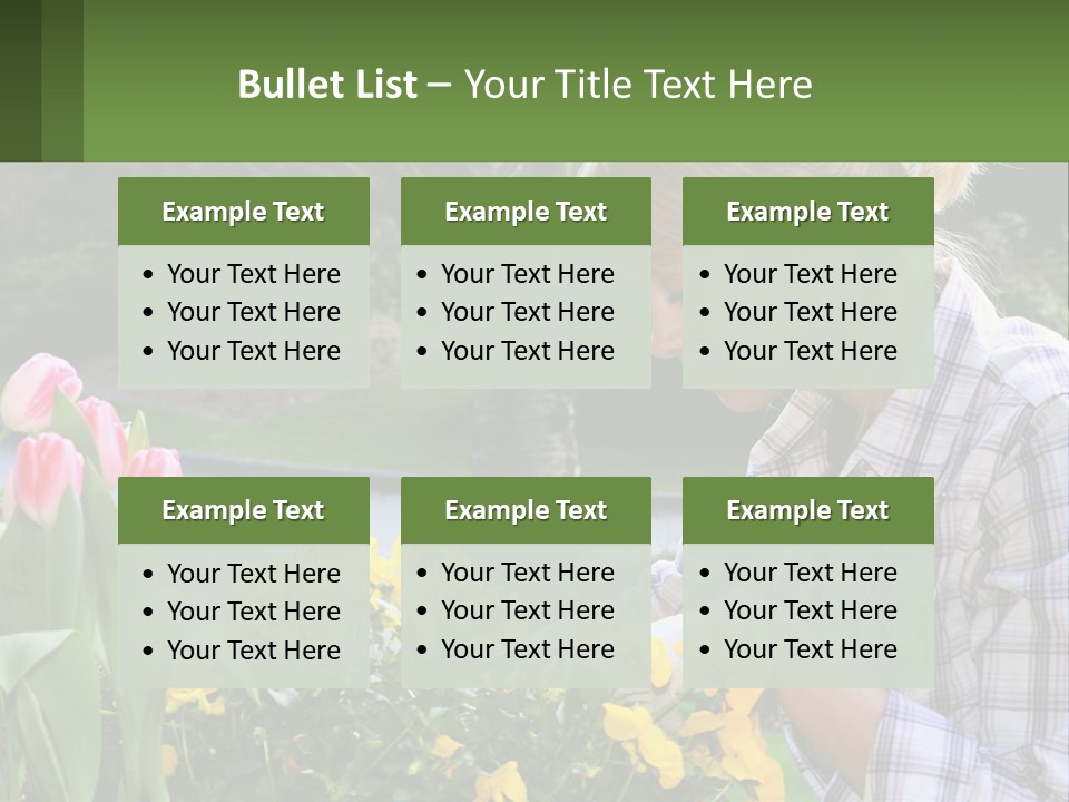 Star Stamp Girl PowerPoint Template