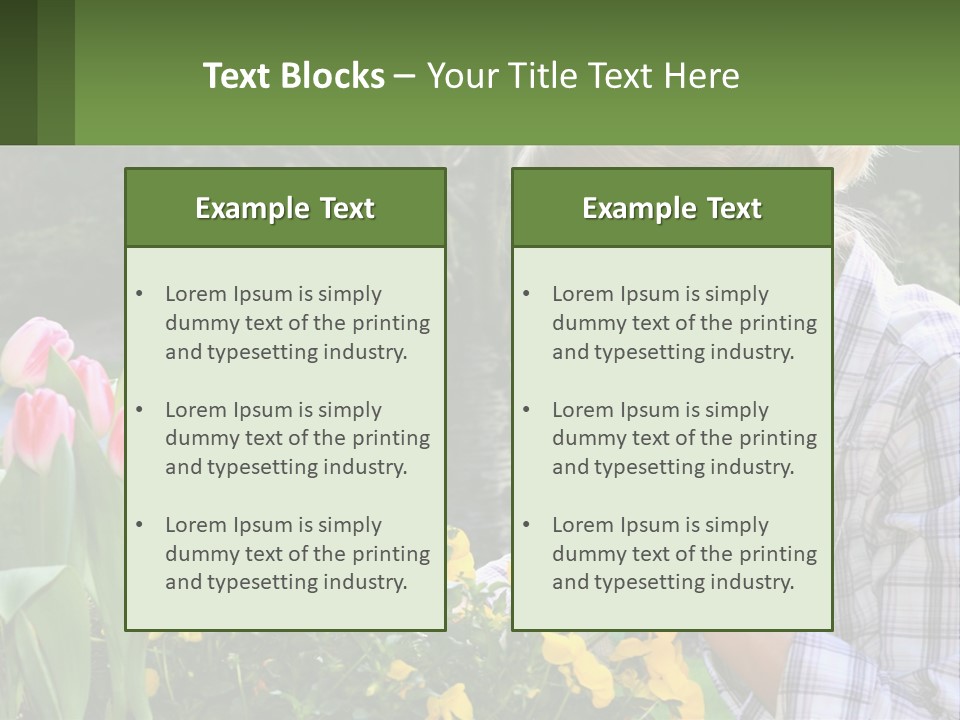 Star Stamp Girl PowerPoint Template