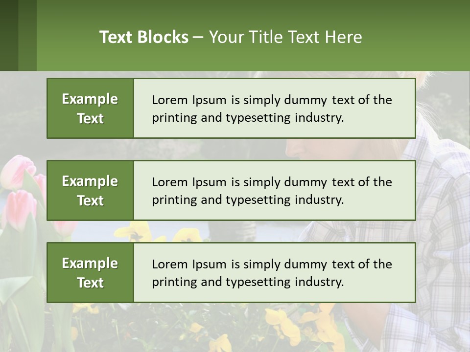 Star Stamp Girl PowerPoint Template