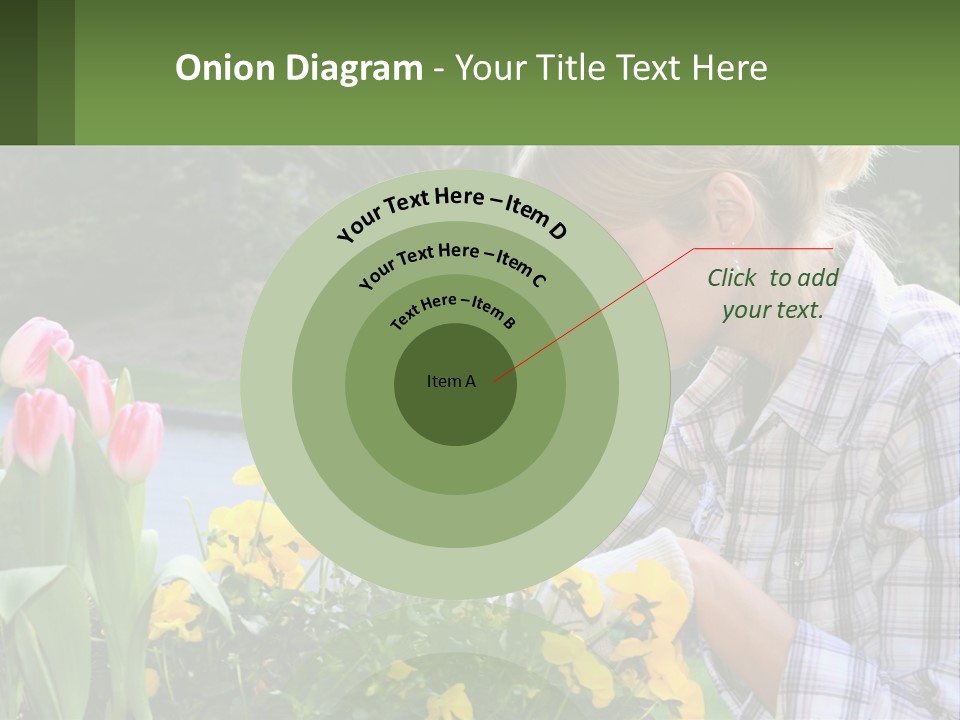 Star Stamp Girl PowerPoint Template