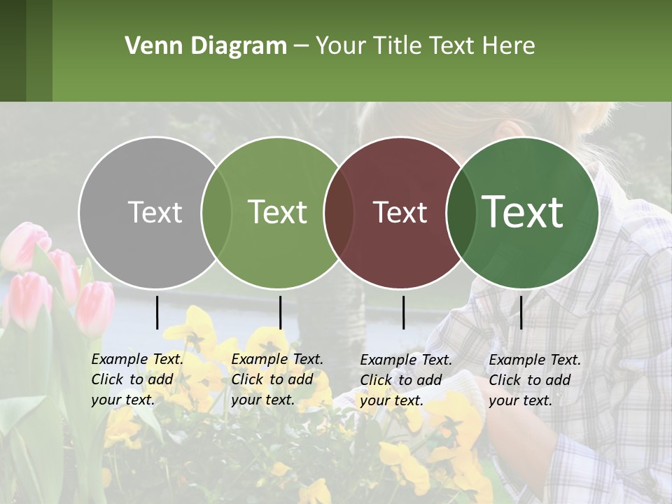 Star Stamp Girl PowerPoint Template