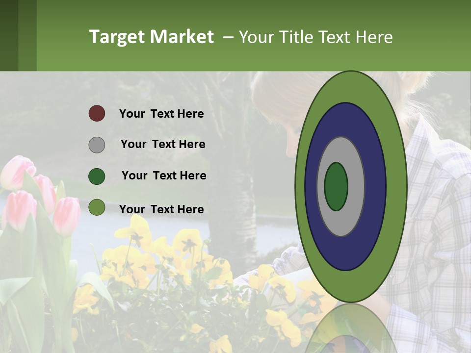 Star Stamp Girl PowerPoint Template