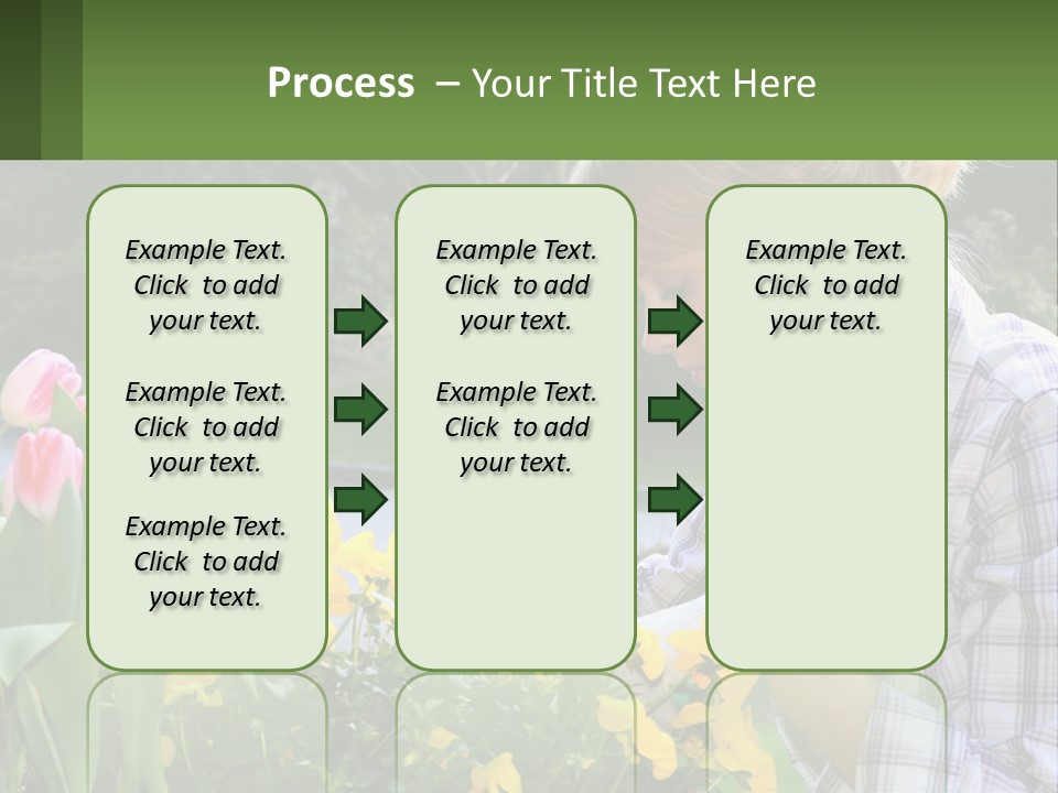 Star Stamp Girl PowerPoint Template