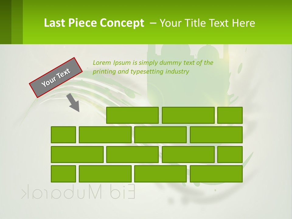 Love Candle Stamp PowerPoint Template