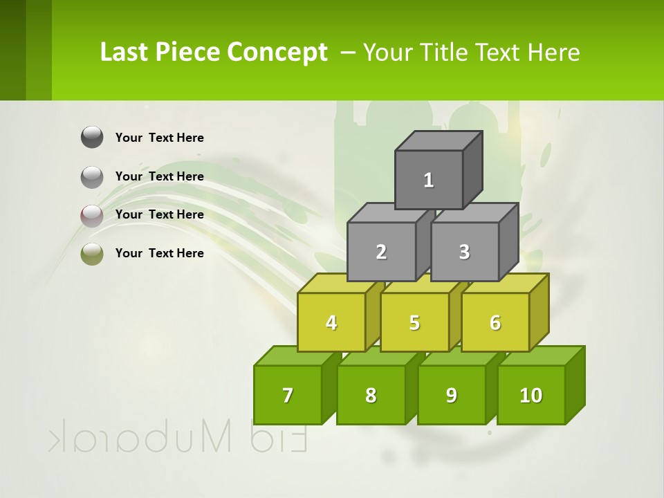 Love Candle Stamp PowerPoint Template