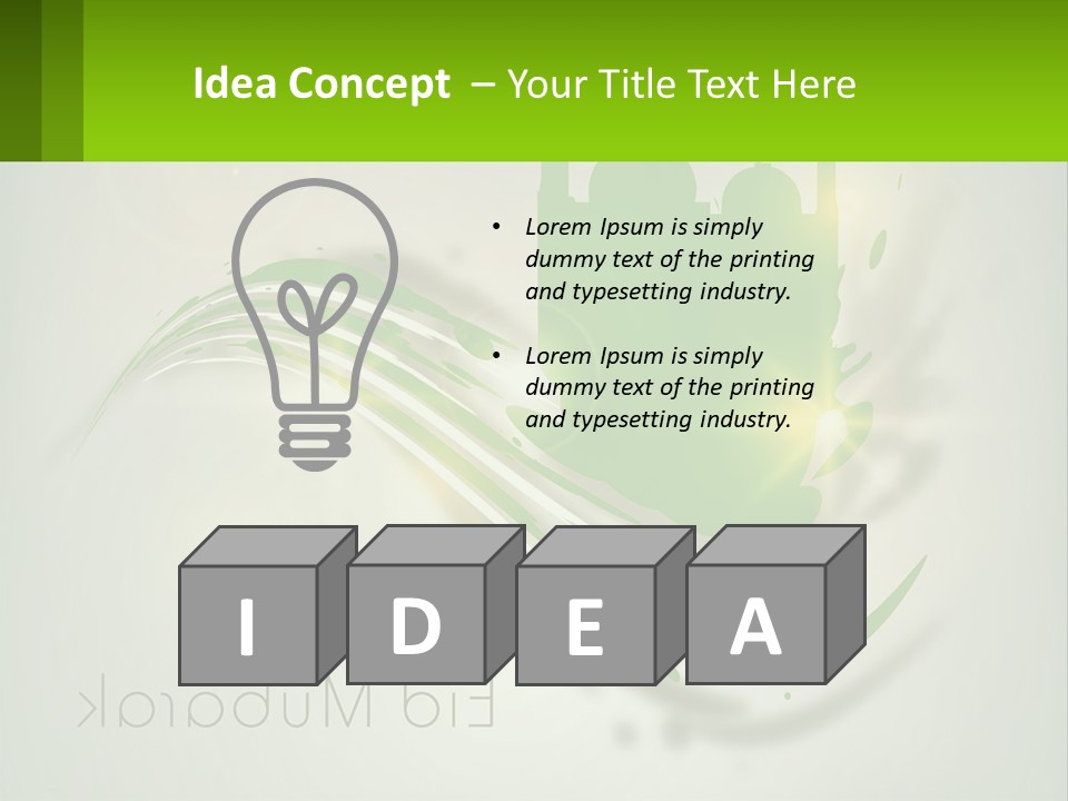 Love Candle Stamp PowerPoint Template