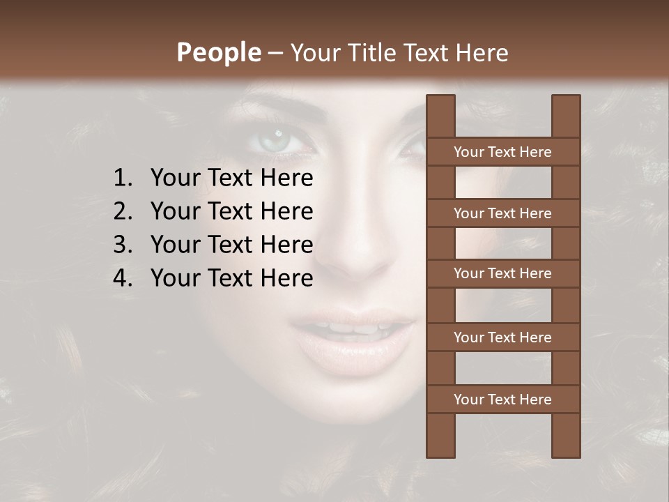 Hat Balloon Background PowerPoint Template