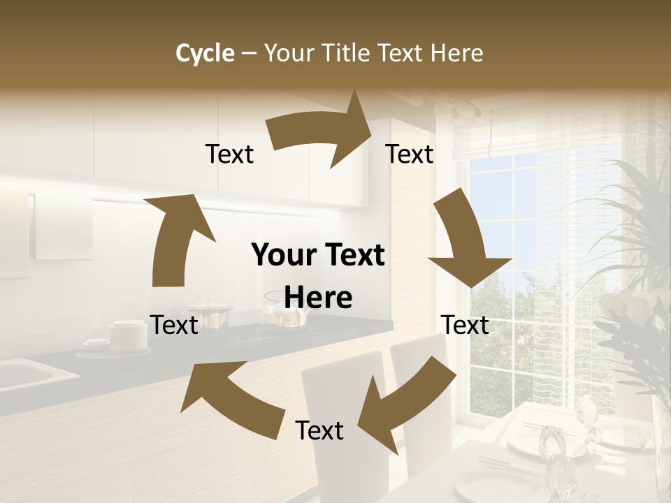 Postage Balloon Isolated PowerPoint Template