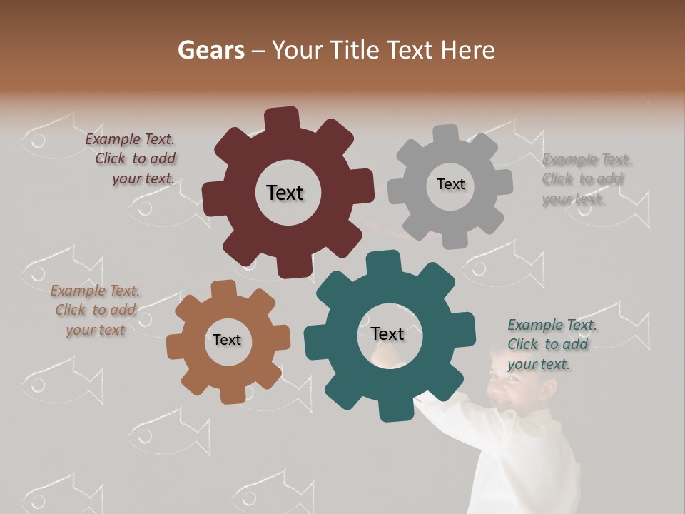 Celebration Greeting Spiral PowerPoint Template