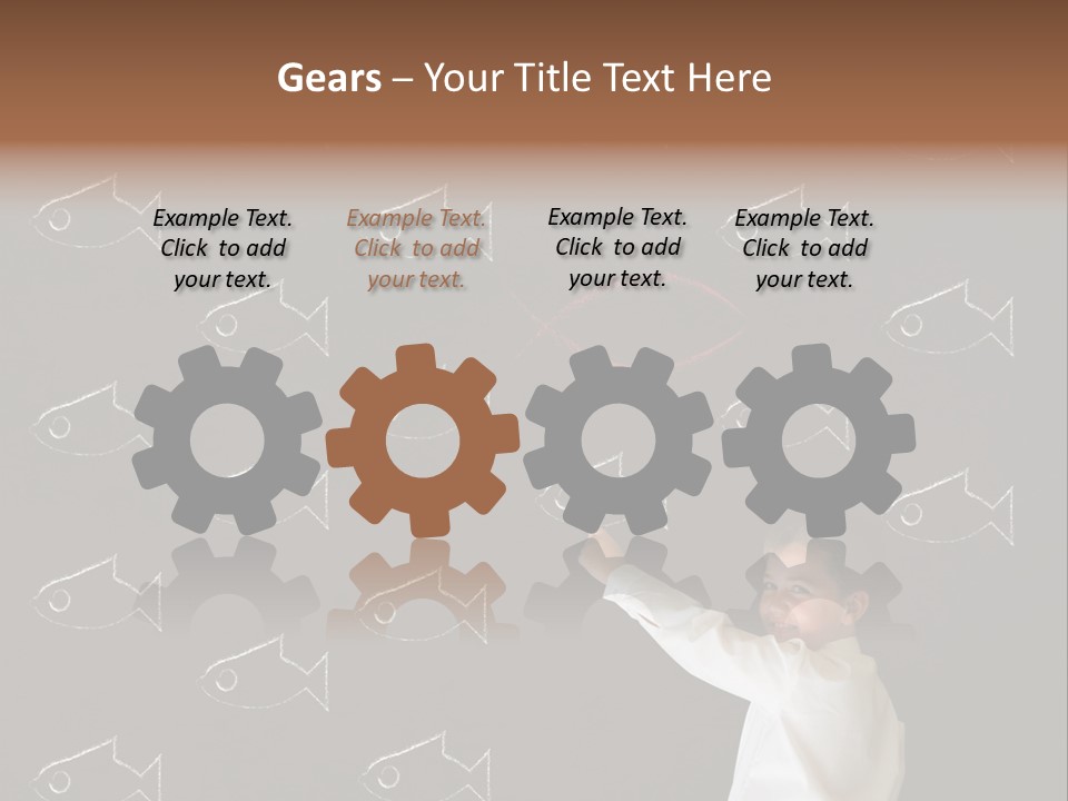 Celebration Greeting Spiral PowerPoint Template
