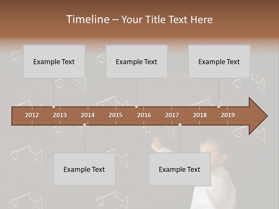 Celebration Greeting Spiral PowerPoint Template
