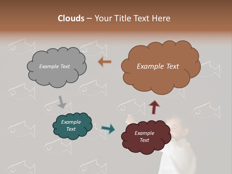 Celebration Greeting Spiral PowerPoint Template