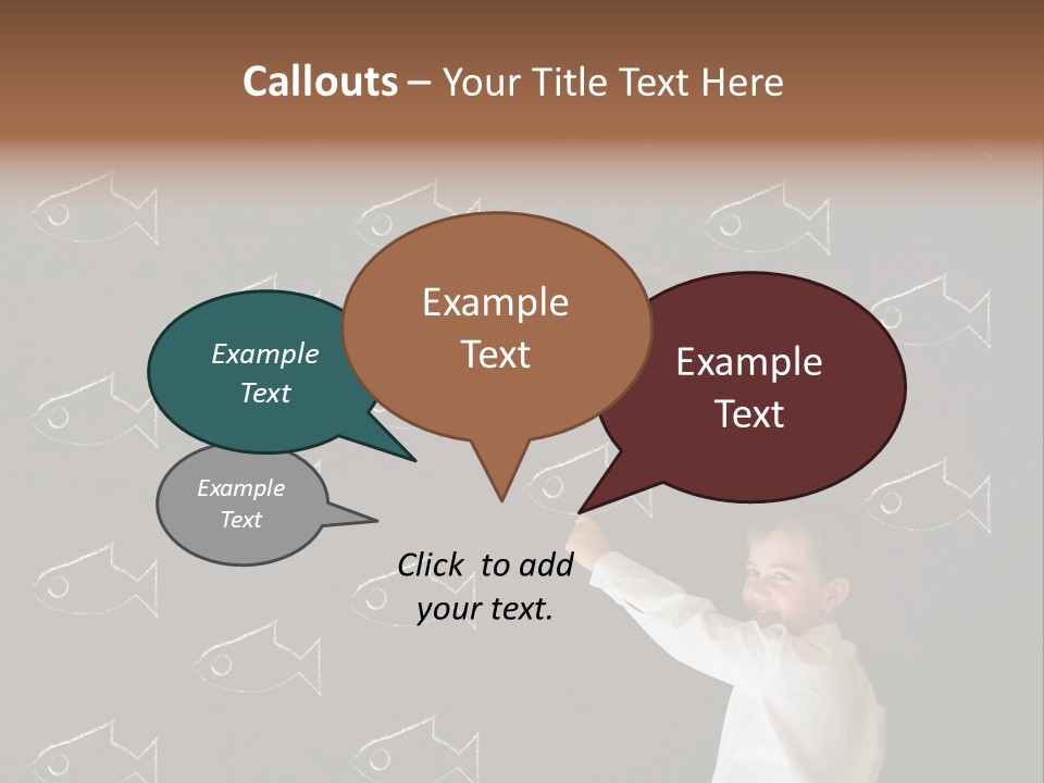 Celebration Greeting Spiral PowerPoint Template