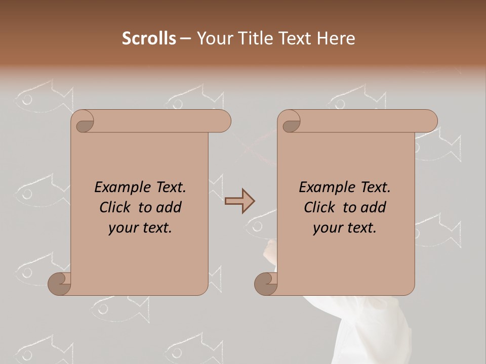 Celebration Greeting Spiral PowerPoint Template