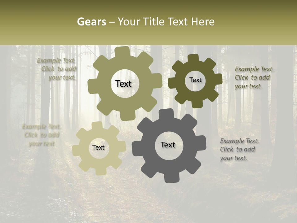 Birthday Shape Chocolate PowerPoint Template