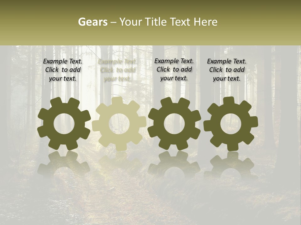 Birthday Shape Chocolate PowerPoint Template