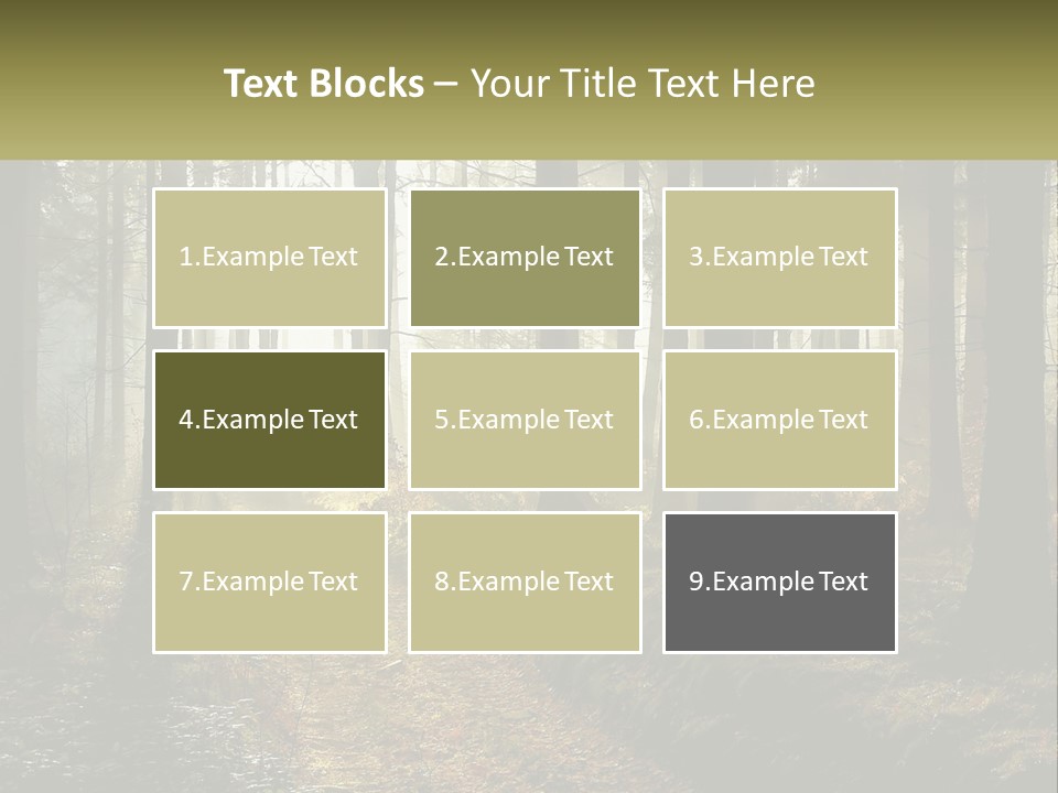 Birthday Shape Chocolate PowerPoint Template