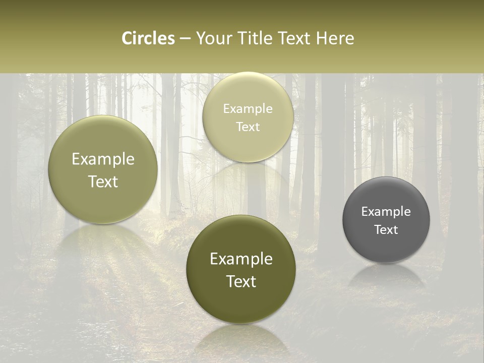 Birthday Shape Chocolate PowerPoint Template