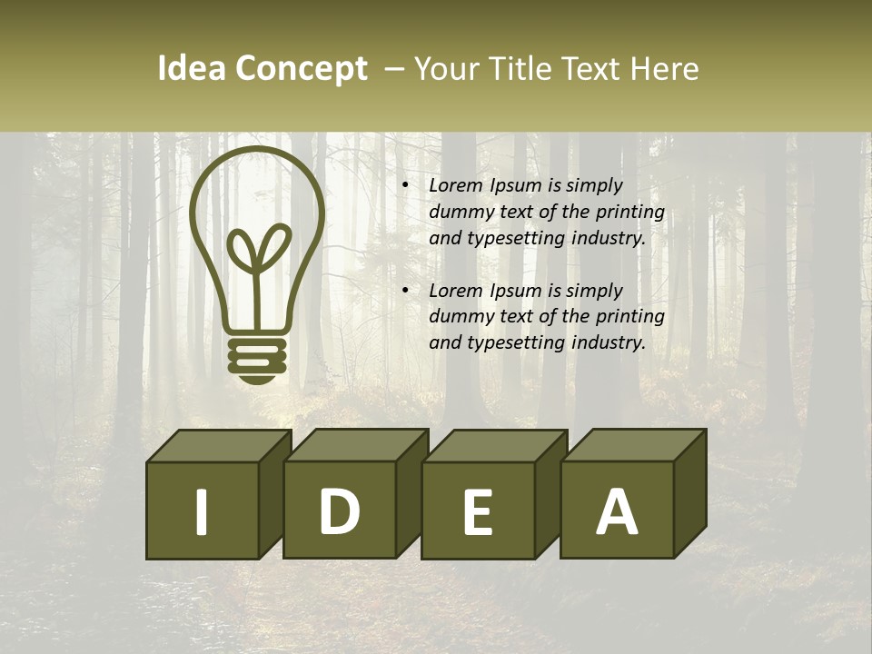 Birthday Shape Chocolate PowerPoint Template