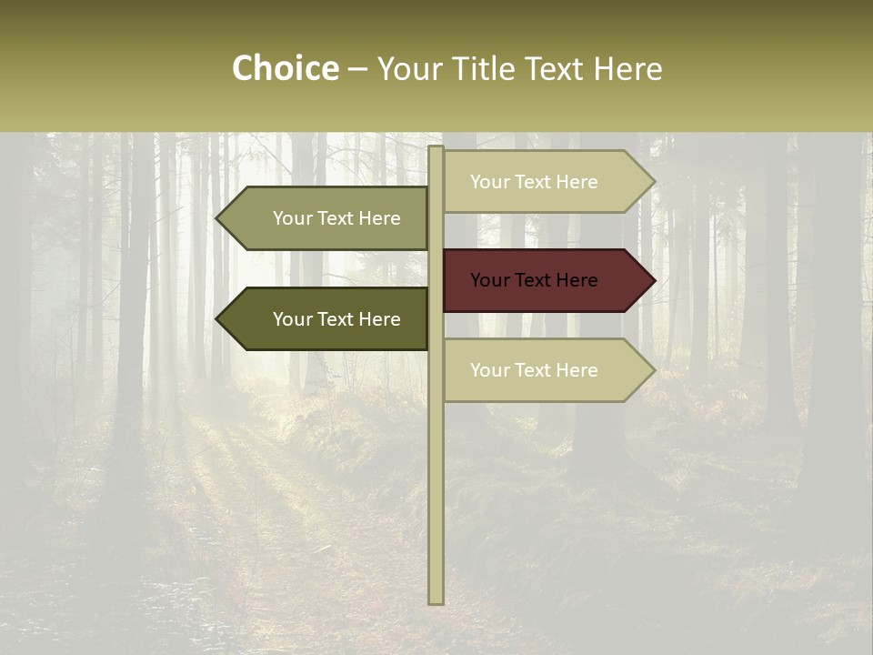 Birthday Shape Chocolate PowerPoint Template