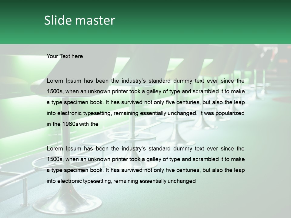 Banner Greeting Cartoon PowerPoint Template