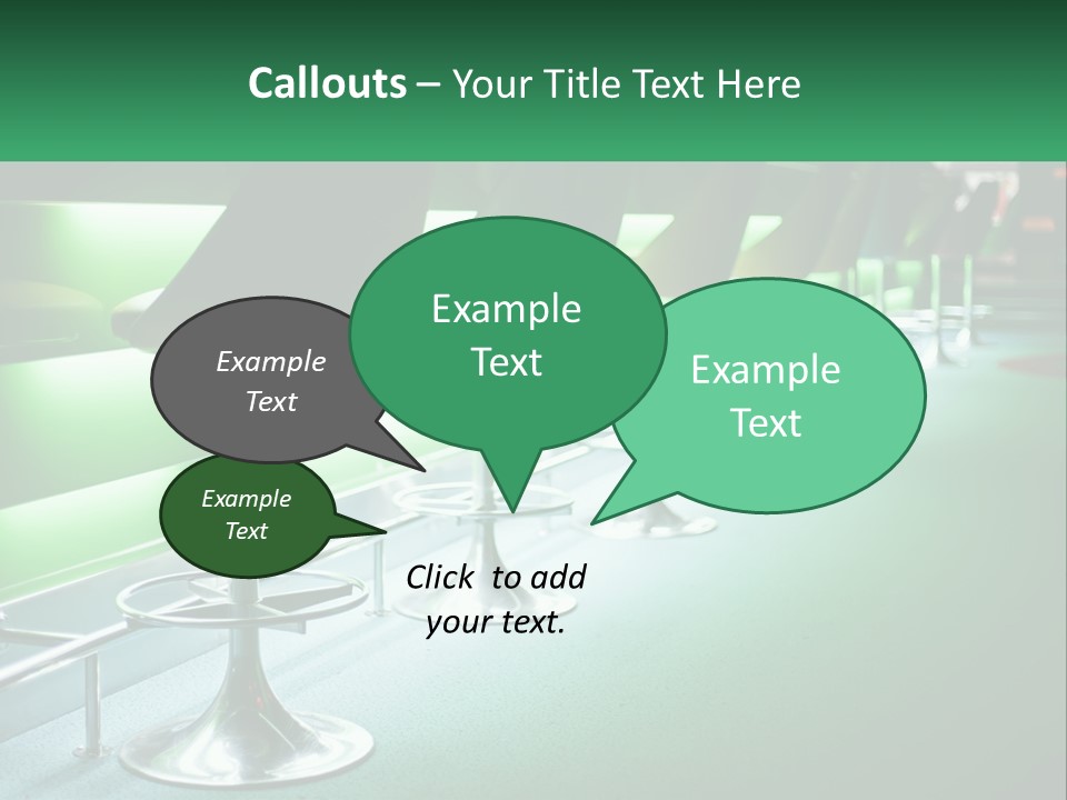 Banner Greeting Cartoon PowerPoint Template