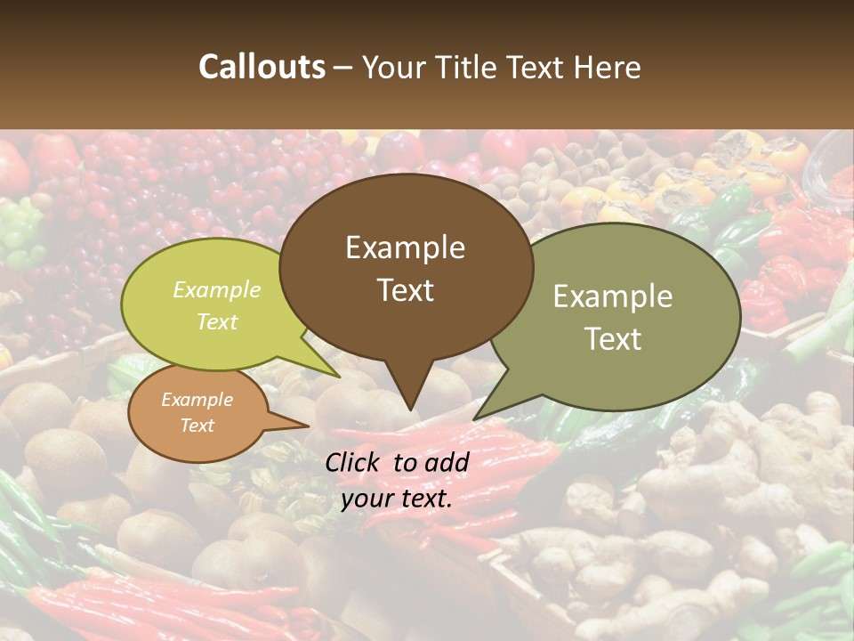 Element Cupcake Holiday PowerPoint Template