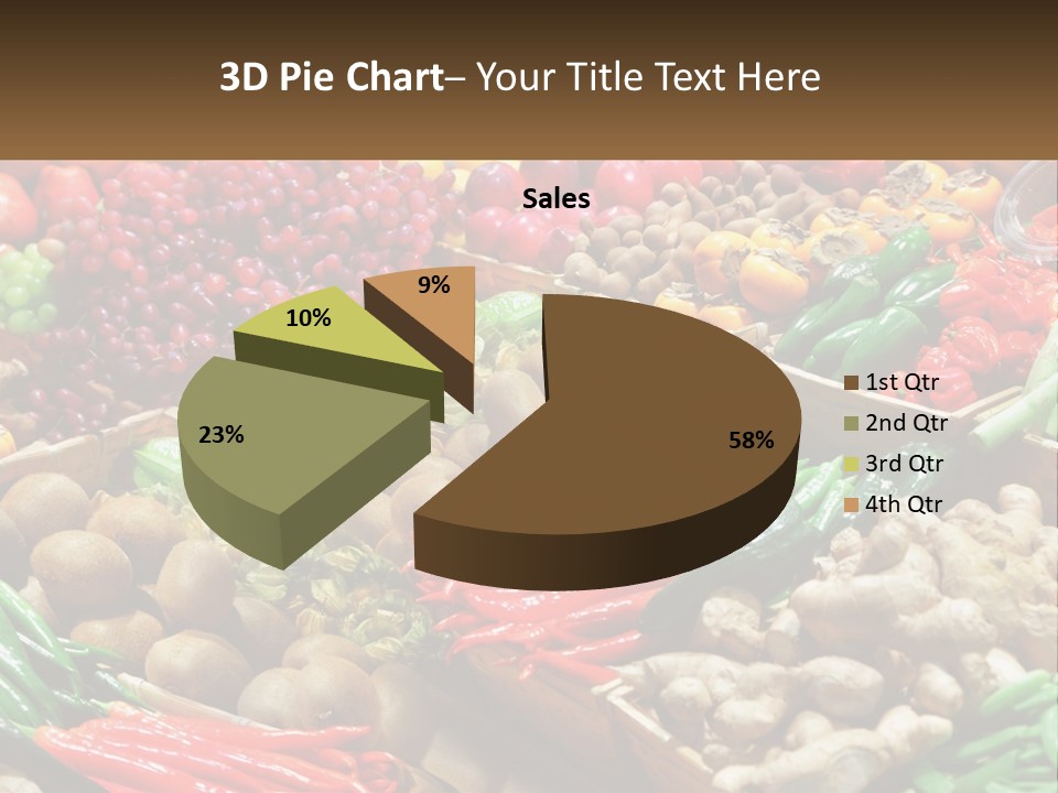 Element Cupcake Holiday PowerPoint Template
