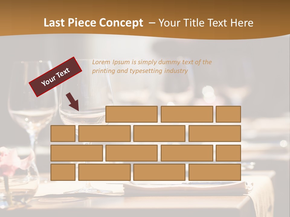 Love Chocolate Isolated PowerPoint Template