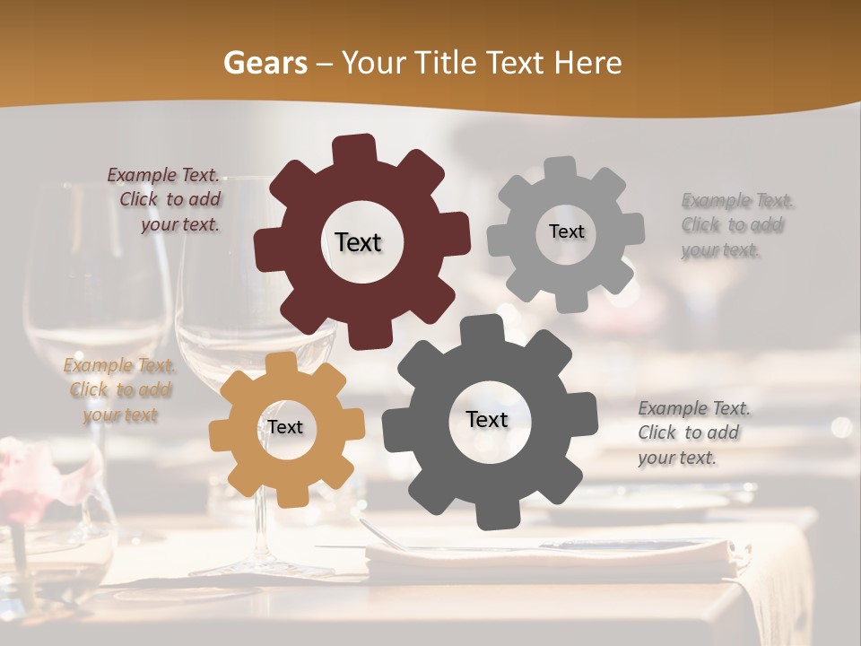 Love Chocolate Isolated PowerPoint Template