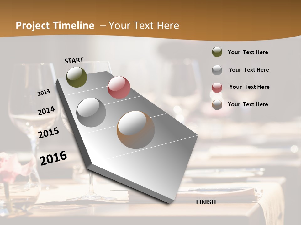 Love Chocolate Isolated PowerPoint Template