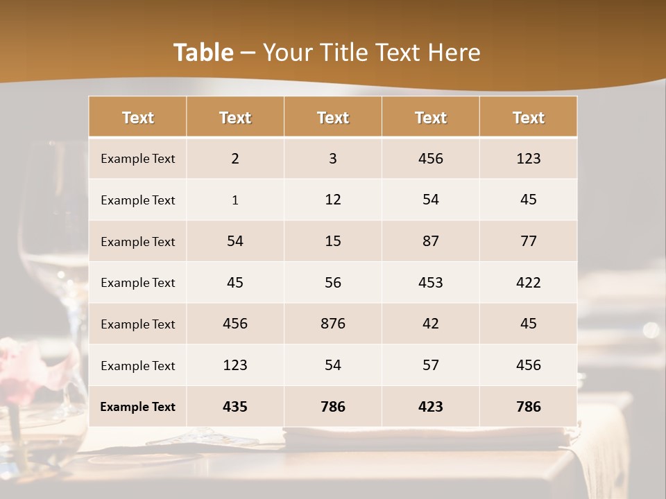 Love Chocolate Isolated PowerPoint Template