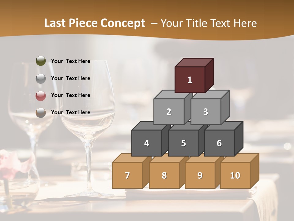 Love Chocolate Isolated PowerPoint Template