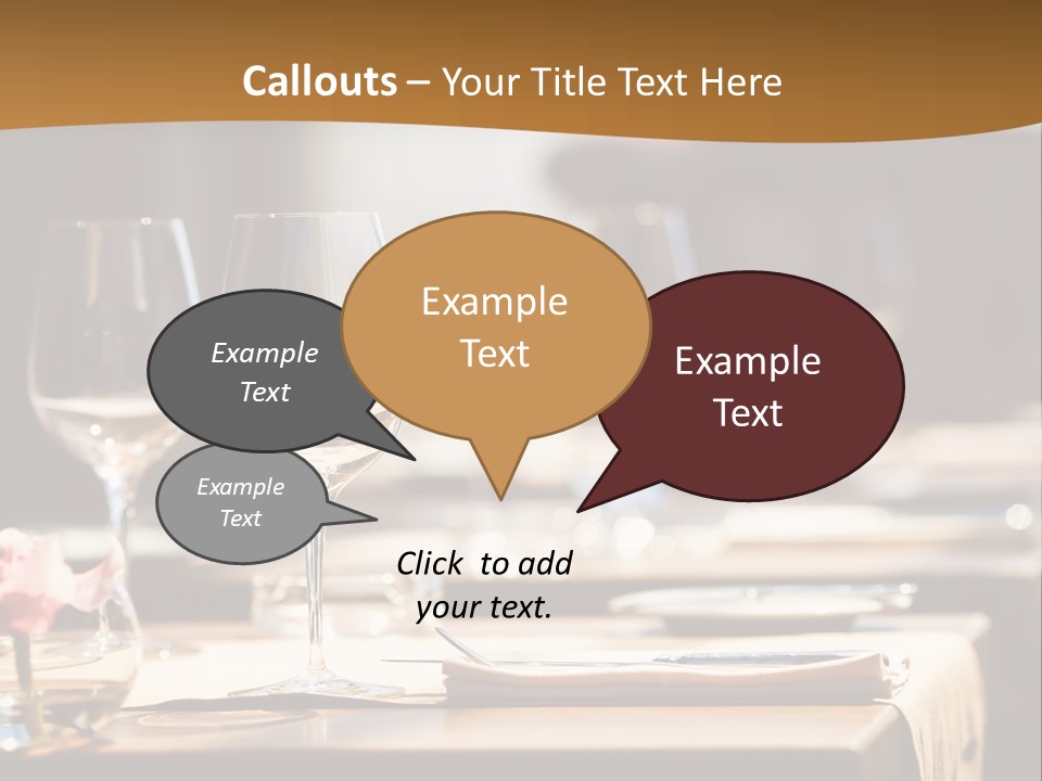 Love Chocolate Isolated PowerPoint Template