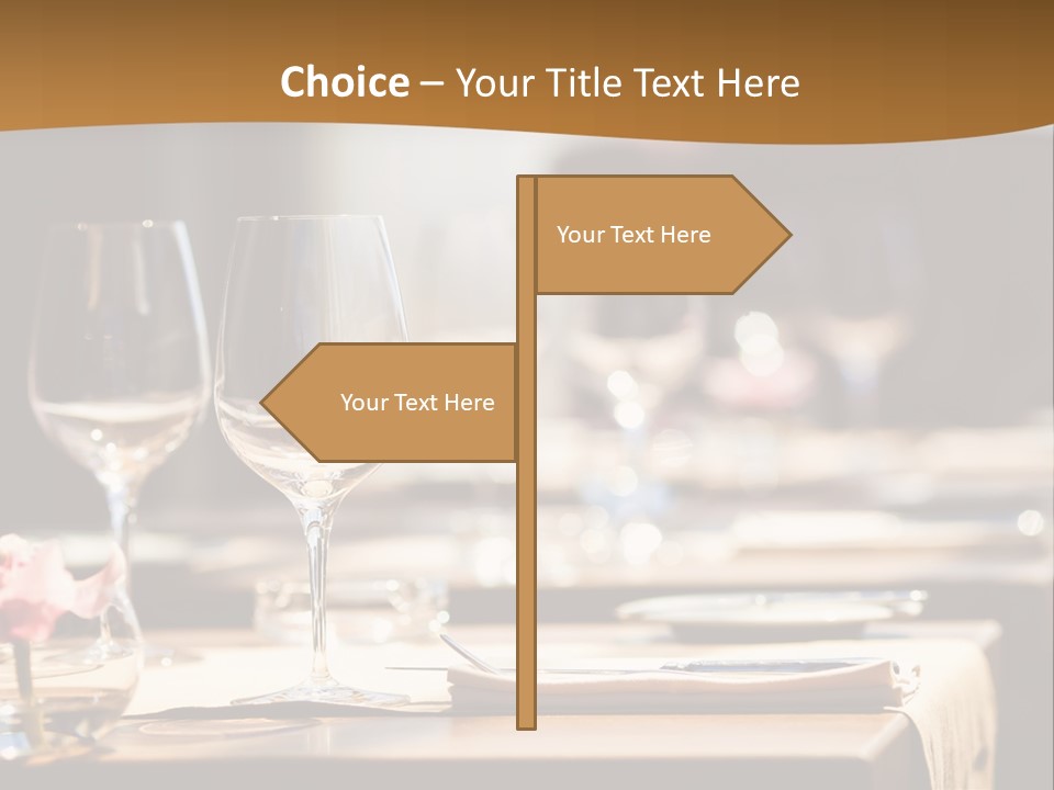 Love Chocolate Isolated PowerPoint Template