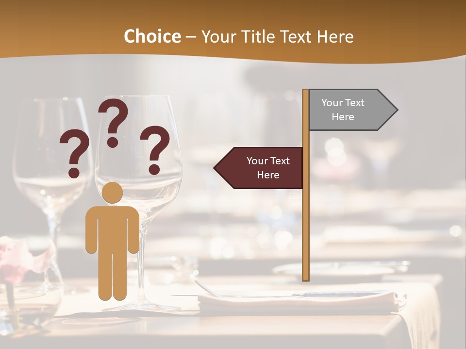 Love Chocolate Isolated PowerPoint Template