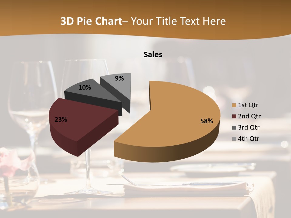 Love Chocolate Isolated PowerPoint Template