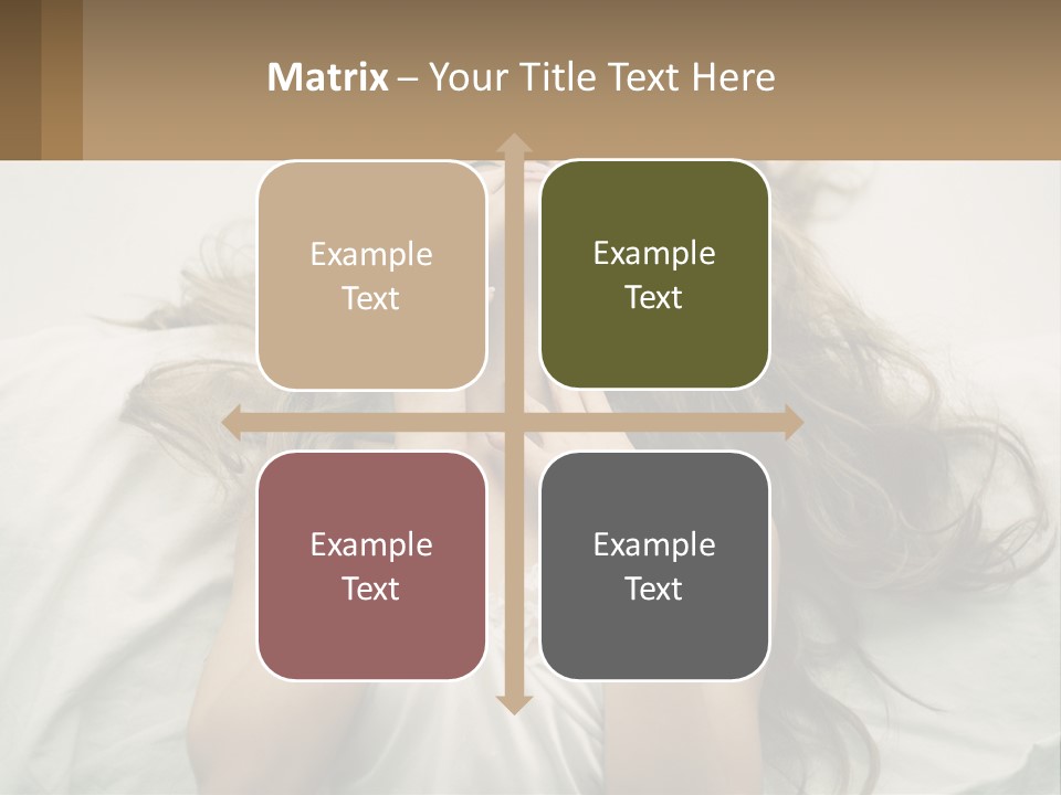 Happy Postage Girl PowerPoint Template