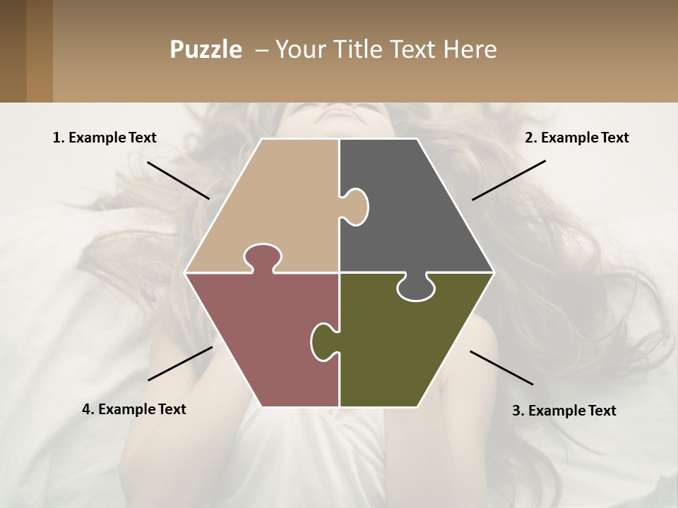 Happy Postage Girl PowerPoint Template