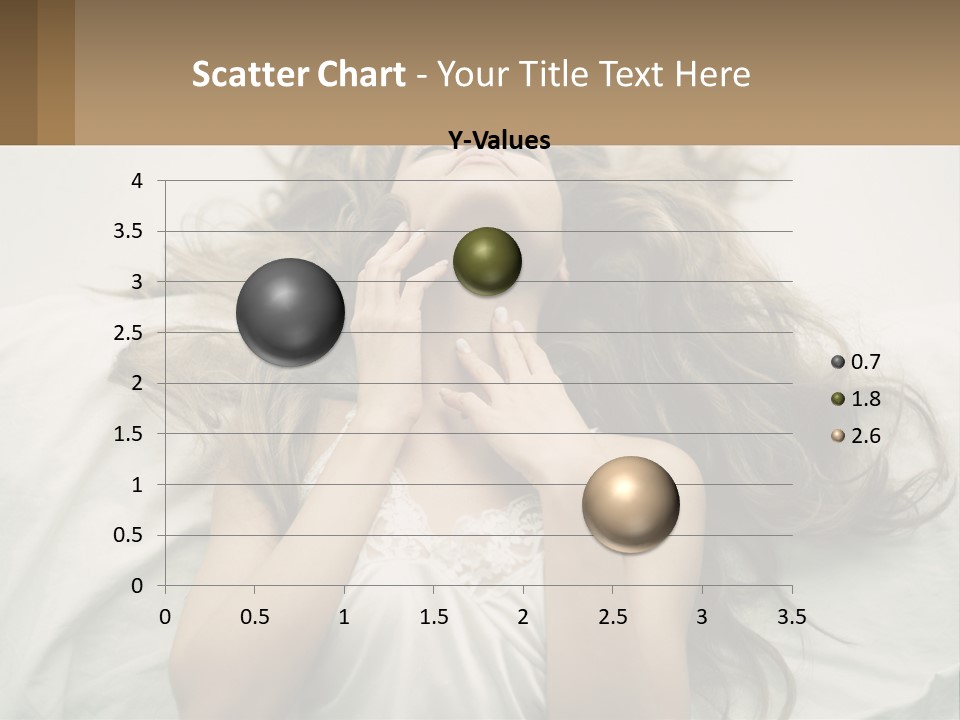 Happy Postage Girl PowerPoint Template