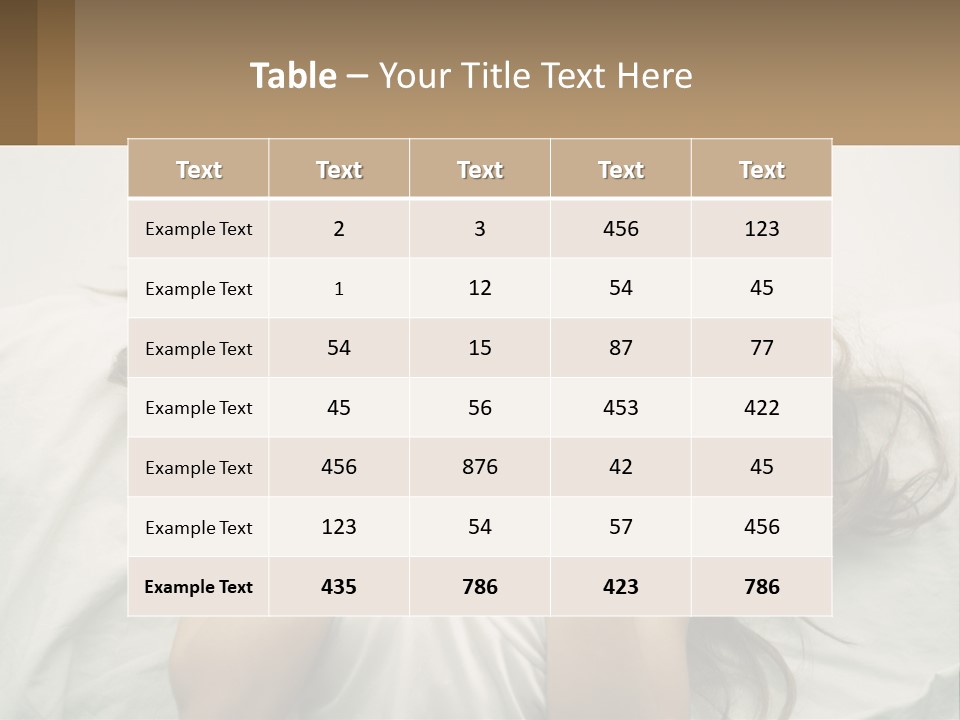 Happy Postage Girl PowerPoint Template