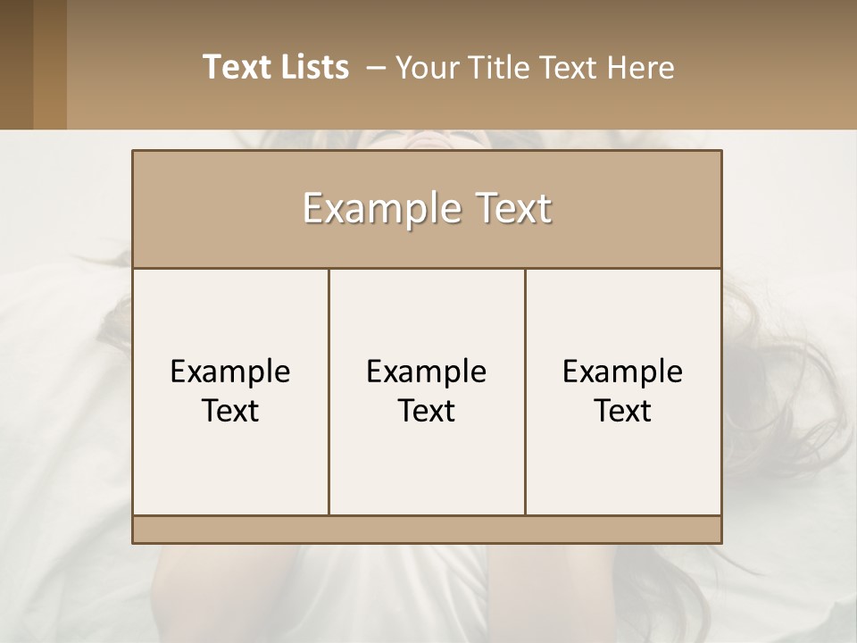 Happy Postage Girl PowerPoint Template