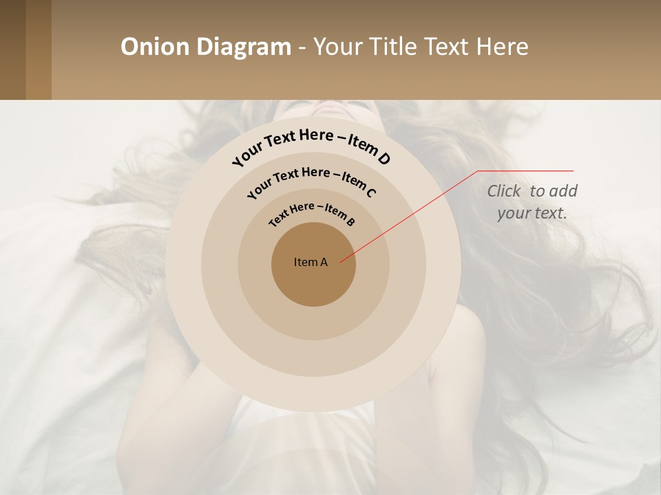 Happy Postage Girl PowerPoint Template