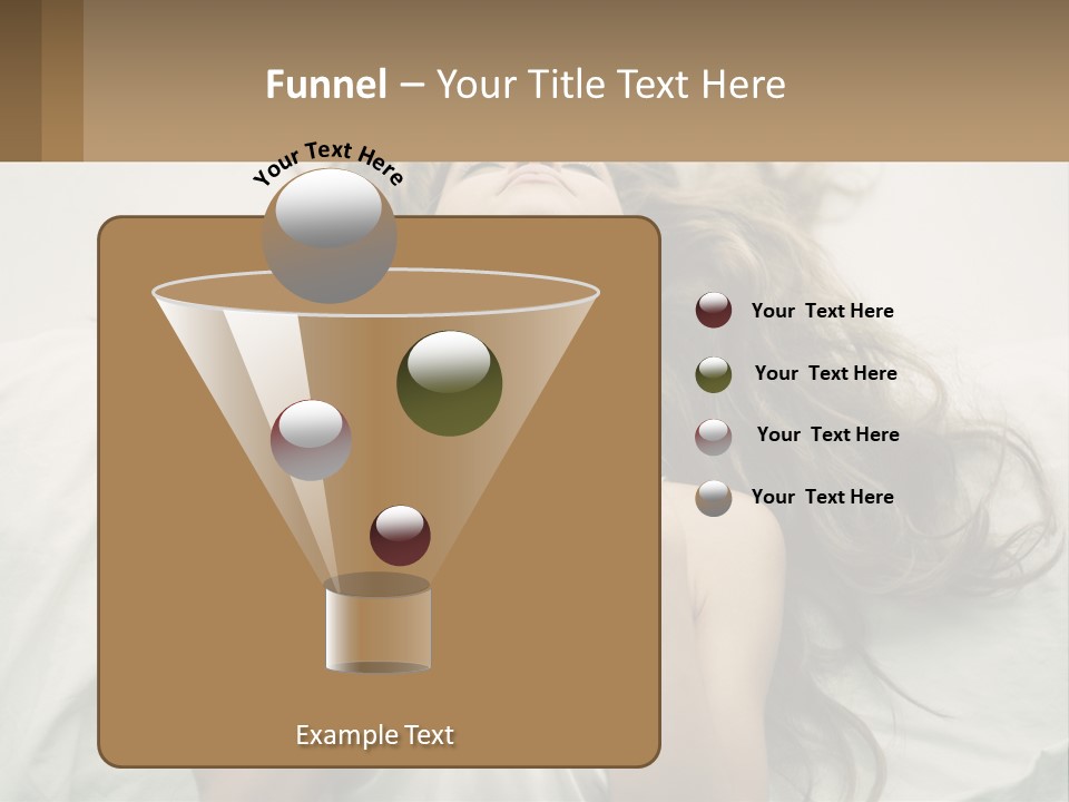 Happy Postage Girl PowerPoint Template