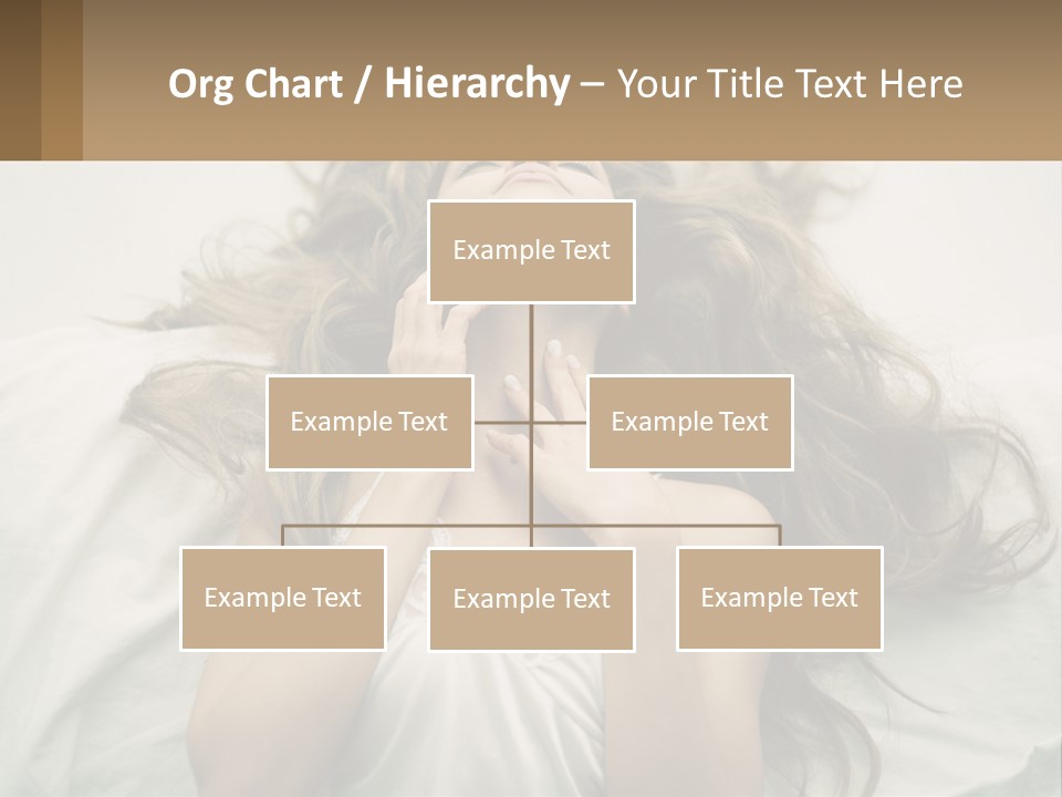 Happy Postage Girl PowerPoint Template