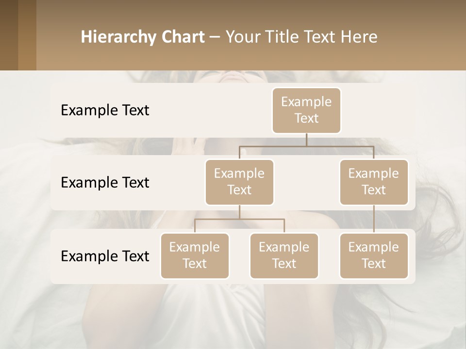 Happy Postage Girl PowerPoint Template